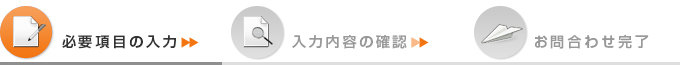 必要項目の入力